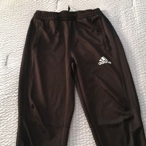 Adidas black joggers